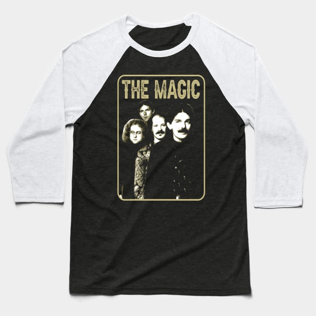 Psycho Rock Masterpiece Magics Band Iconic Fashion Baseball T-Shirt by Iron Astronaut